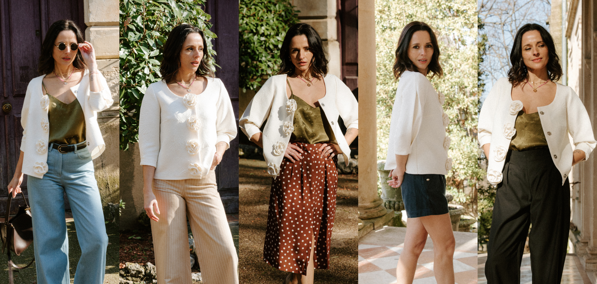 5 looks inspired by the Niki Jacket hack: how to style the floral butt ...