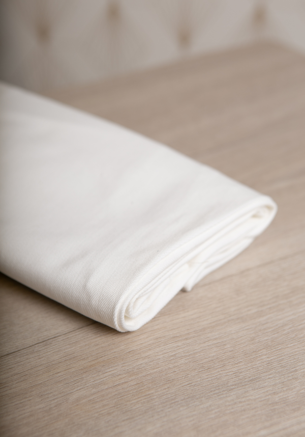 Off-white ecru denim – 100% cotton