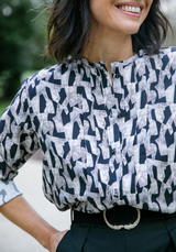 Pietra printed viscose poplin fabric - Various colors