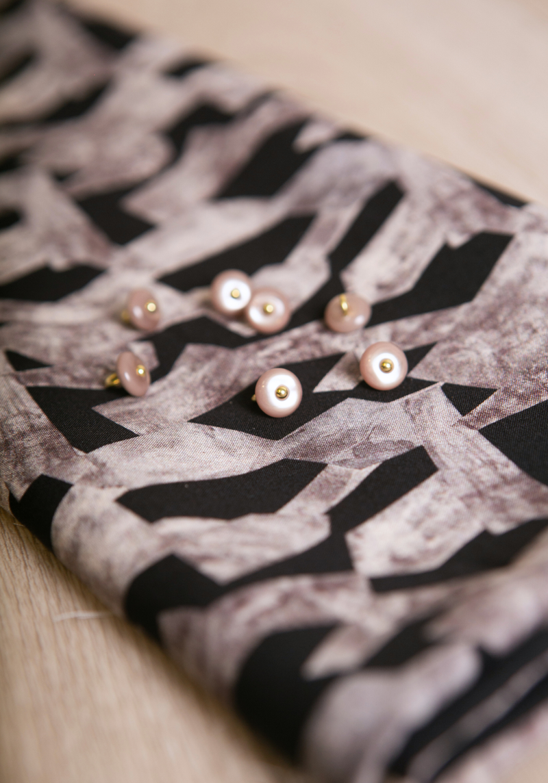 Pietra printed viscose poplin fabric - Various colors