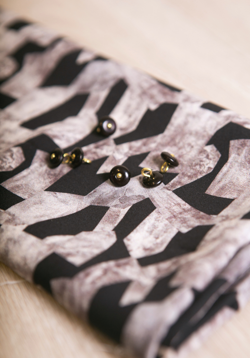 Pietra printed viscose poplin fabric - Various colors