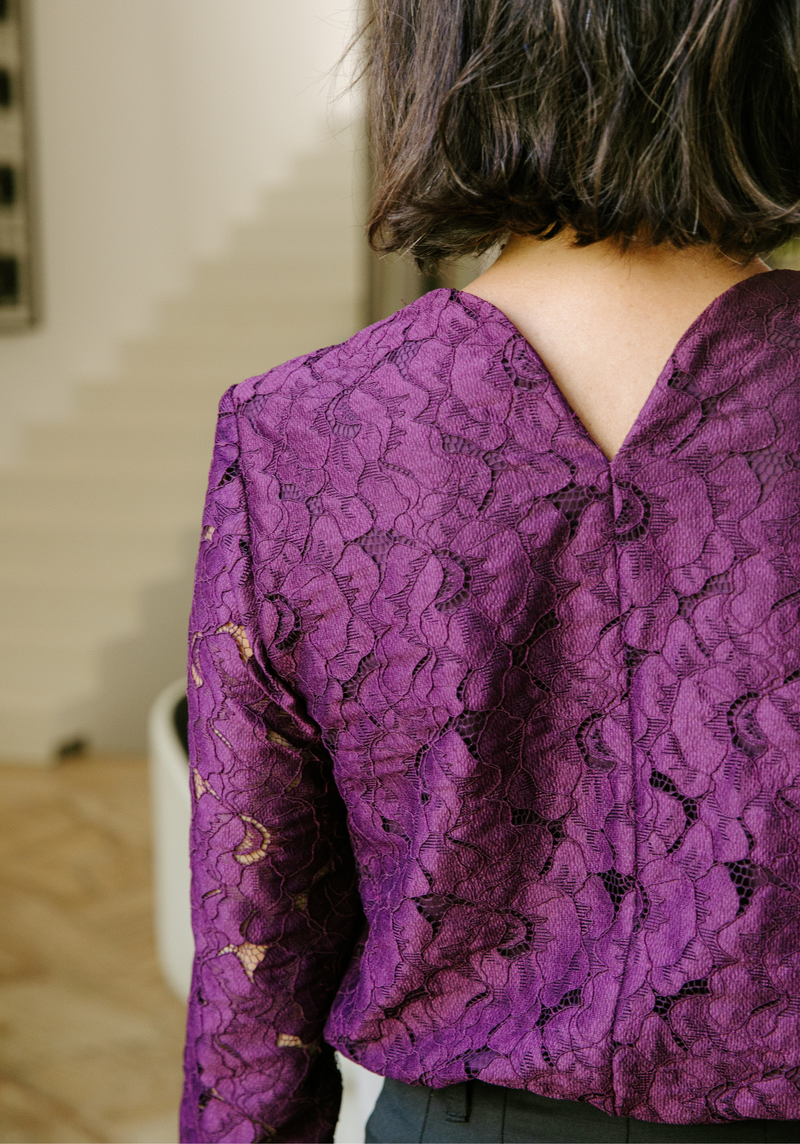 Daphne Floral Lace Fabric - Multiple Colors