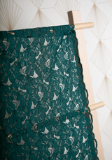 Daphne Floral Lace Fabric - Multiple Colors