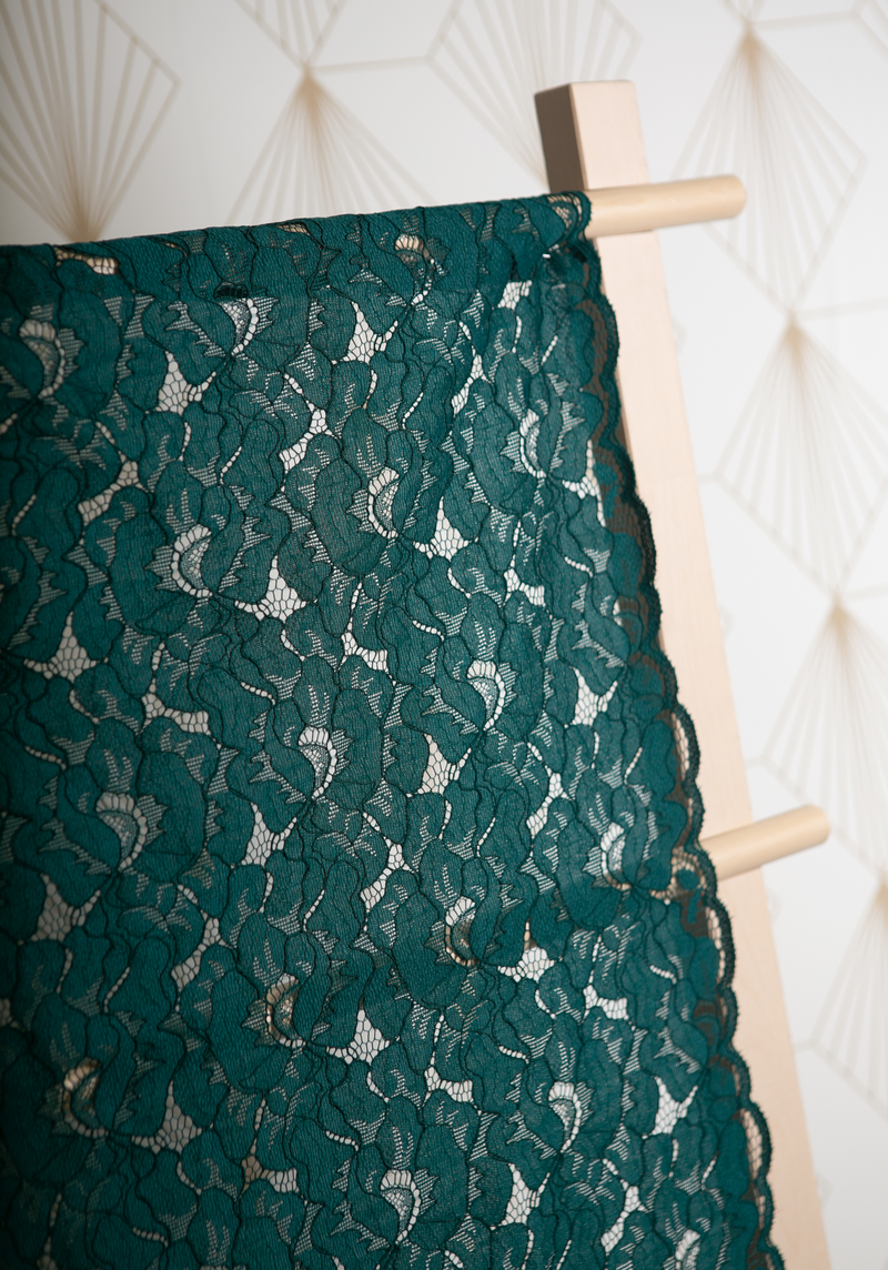 Daphne Floral Lace Fabric - Multiple Colors