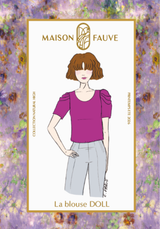 Doll Blouse Sewing Pattern - Paper Pattern