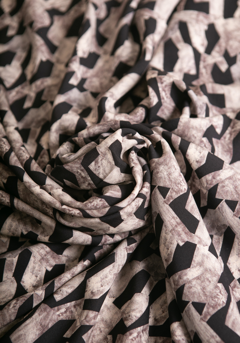 Pietra printed viscose poplin fabric - Various colors