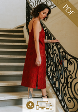 Blush Dress Camisole PDF Sewing Pattern (A4 A3 A0 and US letter)