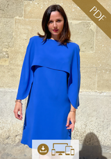 Bonnie Cape Dress PDF Sewing Pattern