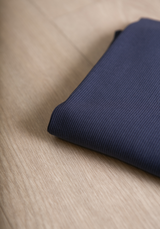 Plain cotton ribbed fabric - Multiple colors