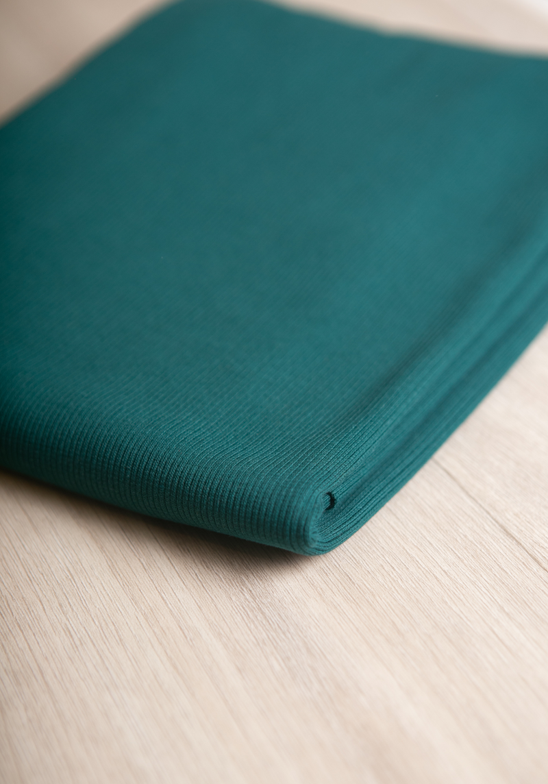 Plain cotton ribbed fabric - Multiple colors