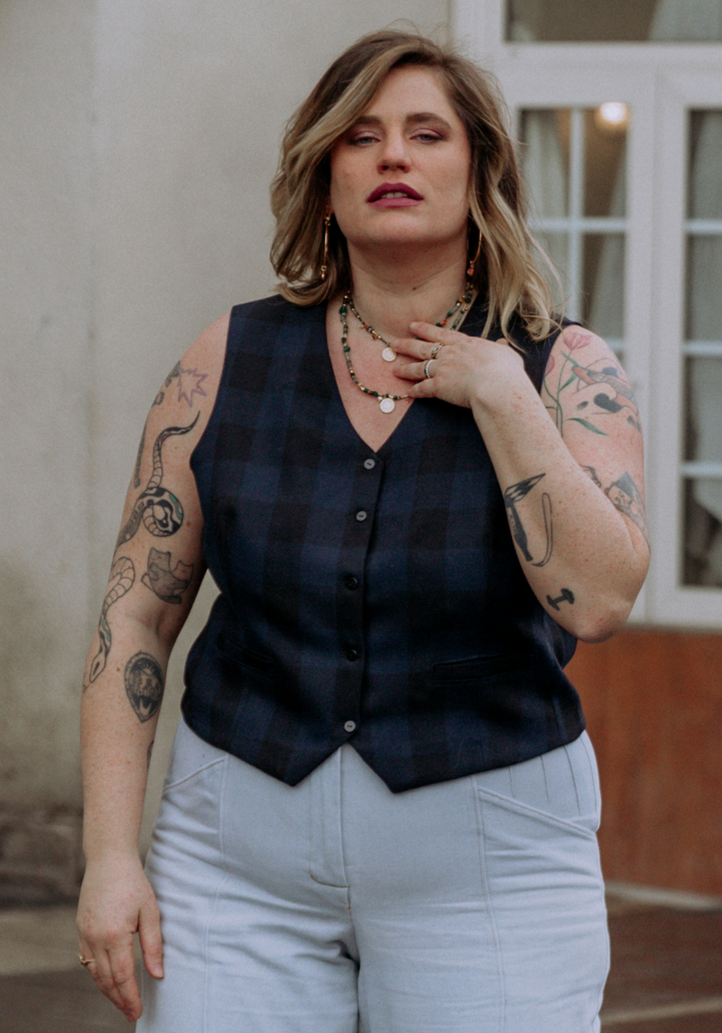 Pompon waistcoat pattern / Free PDF pattern – Maison Fauve UK pompon-waistcoat-pattern-free-pdf-pattern-maison-fauve-uk