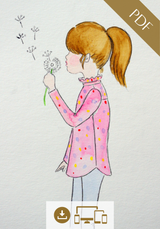 Miss Dahlia Children Blouse PDF Sewing Pattern