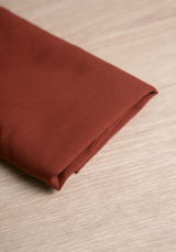 Chocolat Cotton Voile Fabric - by 10 cm