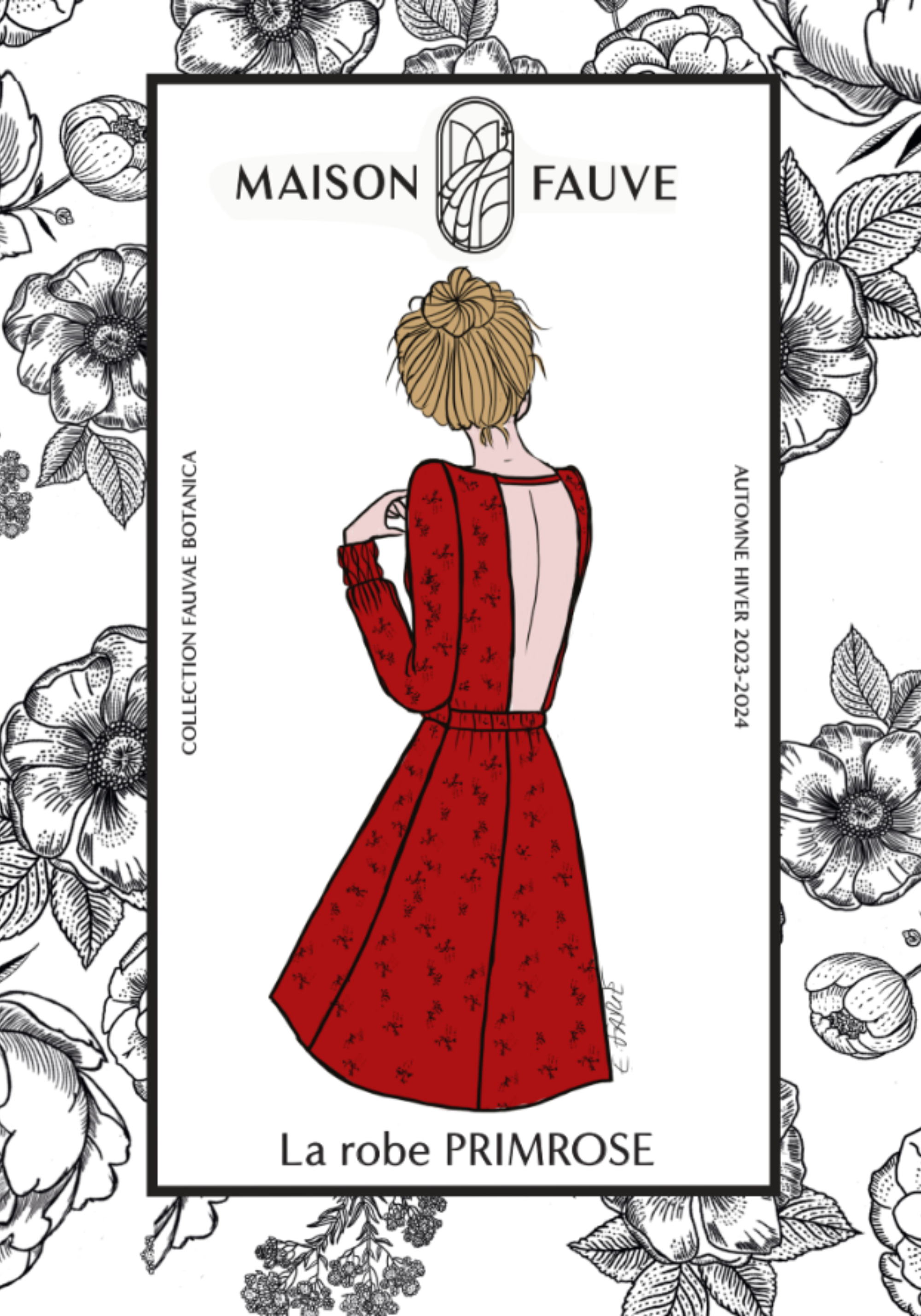 Primrose Dress Paper Sewing Pattern – Maison Fauve UK