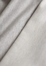 Lightweight sweatshirt fabric – heather light grey 100% cotton jersey