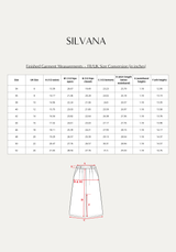 Silvana Skirt Sewing Pattern - Paper Pattern