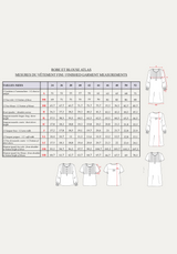 Atlas Shirt Dress Blouse Paper Sewing Pattern