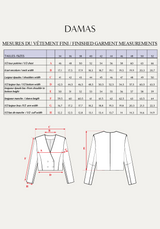 Damas Jacket Sewing Pattern - Paper Pattern