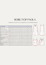 Paola Dress Top PDF Sewing Pattern (A0, A3, A4 and US letter)