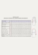 Tsar Trench Coat Paper Sewing Pattern