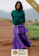 Highland skirt PDF Sewing Pattern