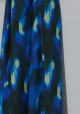 Solaris Bleu Halo Viscose Poplin Fabric - by 10 cm