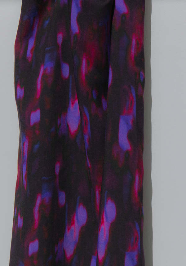 Solaris Violet Obscur Viscose Poplin Fabric - by 10 cm