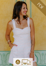 Kika Dress Playsuit PDF Sewing Pattern (A0, A3, A4 and US letter)