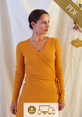 Ludmilla Dress Top PDF Sewing Pattern (A0, A4 and US letter)