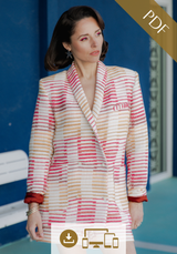 Mimosa Blazer PDF Sewing Pattern (A0, A4 and US letter, videoprojection)