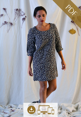 Niki Dress Blouse PDF Sewing Pattern (A4 A0 and US letter)