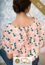 Palma Top PDF Sewing Pattern  (A0, A4 and US letter)
