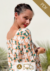 Panama Top PDF Sewing Pattern (A0 A4 and US letter)