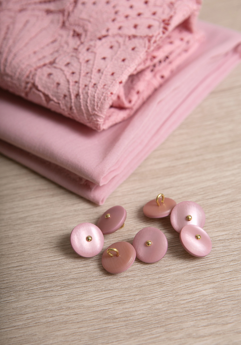 Rose Romance Pink Wink Matte Shaft Button