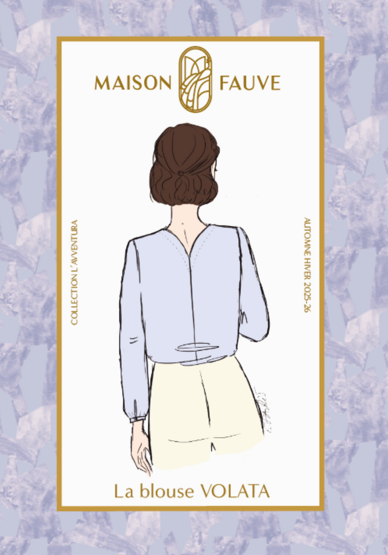 Volata Blouse Sewing Pattern - Paper Pattern