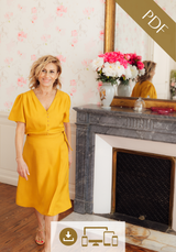 Penelope Dress Blouse Skirt PDF Sewing Pattern (A0, A3, A4 and US letter)