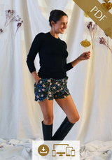 Pippa Shorts PDF Sewing Pattern (A4 A0 and US letter)
