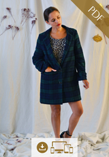 Ray Coat PDF Sewing Pattern (A0 A4 and US letter)