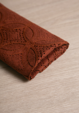 Chocolat Lace Botanica Fabric - by 10 cm