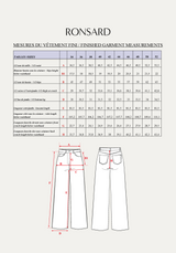 Ronsard Jeans Sewing Pattern - Paper Pattern