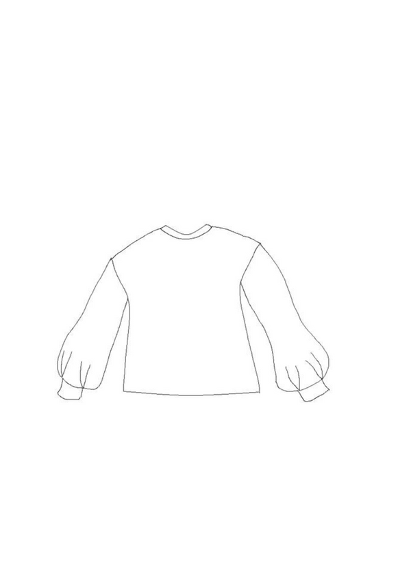 Granite Sweatshirt PDF Pattern (A4 A0 and US letter)