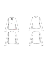 Free PDF Supplement Péninsule Blouse / PDF (A4, A3, A0, US Letter) - Frames, Layers by Size, Video Projection