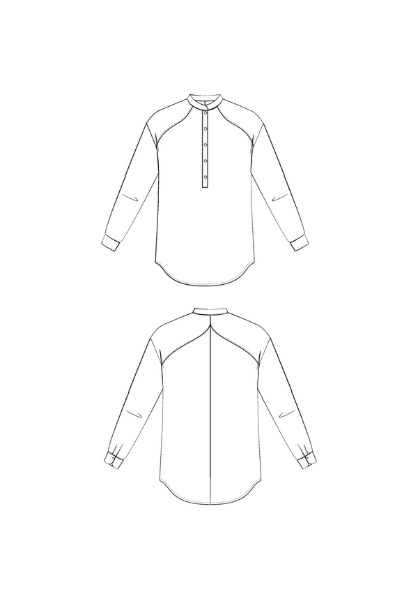 Vittoria Shirt Sewing Pattern - Paper Pattern