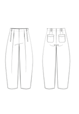 Andrea Trousers Sewing Pattern - Paper Pattern