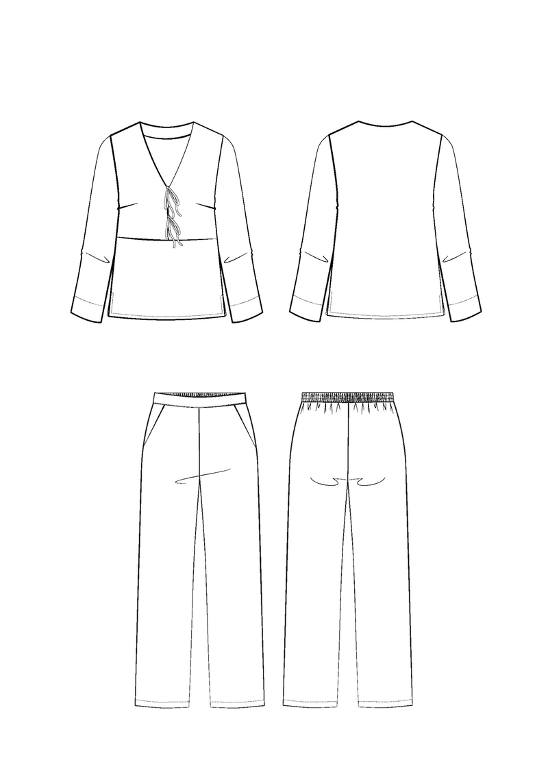 Summer Sewing Box The Soupir Pyjama