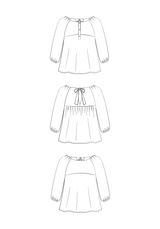 Hespéride Blouse Sewing Pattern - Paper Pattern