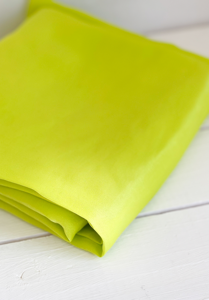 Yellow Sulfure Lyocell Lamé Twill Fabric  - per 10 cm