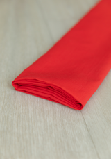 Rouge Passion Cotton Voile Fabric - by 10 cm