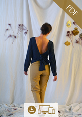 Sierra Dress Blouse PDF Sewing Pattern