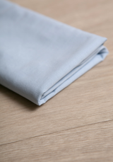 Bleu Smoky Cotton Voile Fabric - by 10 cm